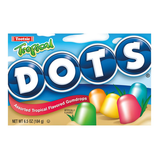 Tootsie Dots Gumdrops Tropical Theatre Box 184g