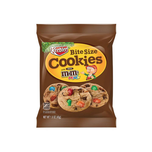 Keebler M&M Chips Deluxe Bite Size Cookies 45g