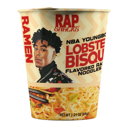 Rap Snacks Lobster NBA YoungBoy Bisque Flavoured Ramen Noodles 64g