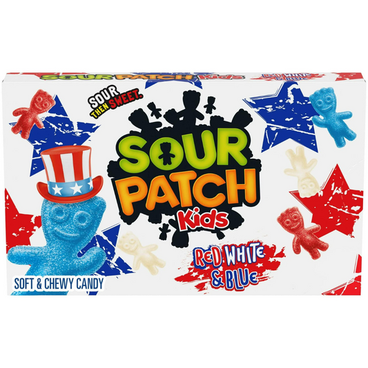 Sour Patch Kids Red White and Blue Theatre Box 87g